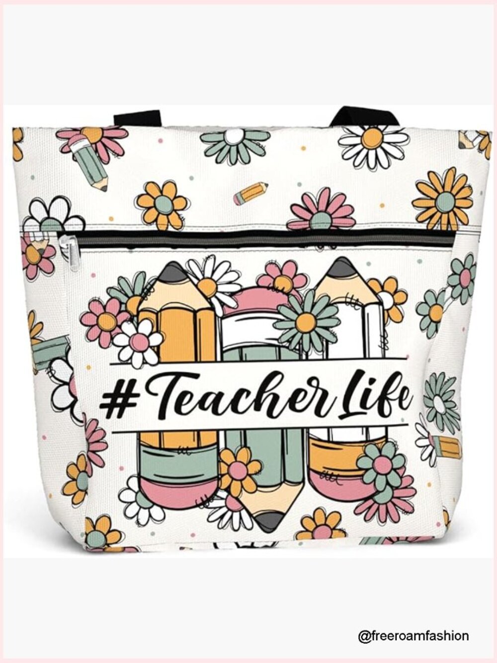 Large Waterproof Tote Bag with Multiple Pockets for Work Laptop - Picture 1 of 7